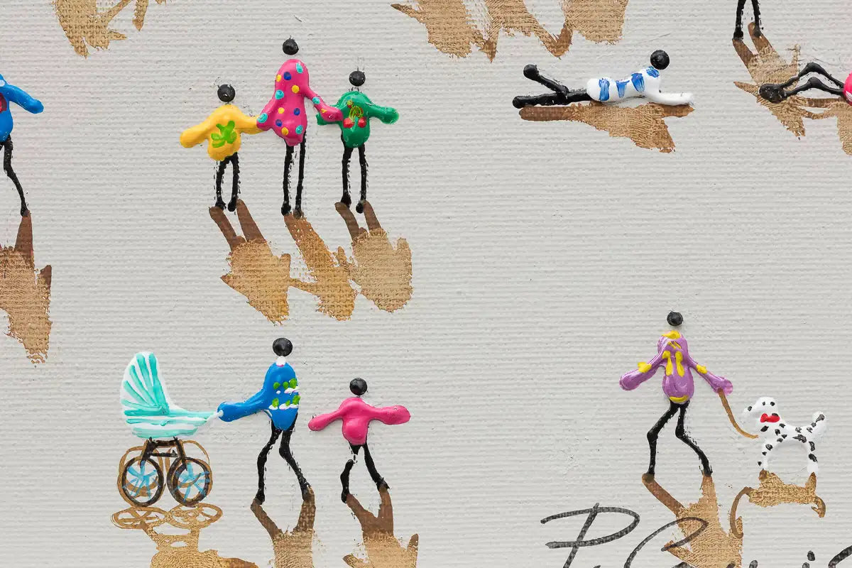 Painted Skies, Endless Vibes - Original by artist Paola Cassais - Wyecliffe Galleries