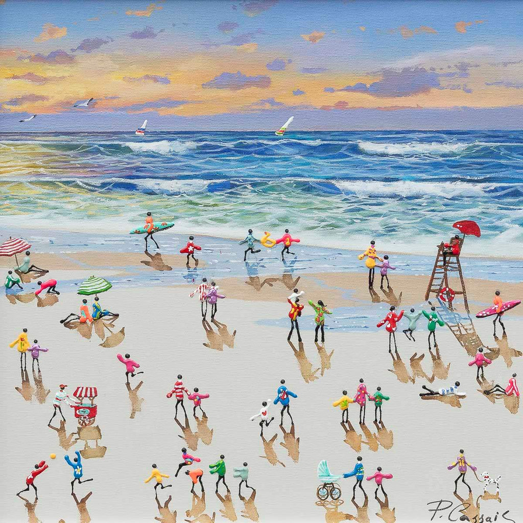 Painted Skies, Endless Vibes - Original by artist Paola Cassais - Wyecliffe Galleries