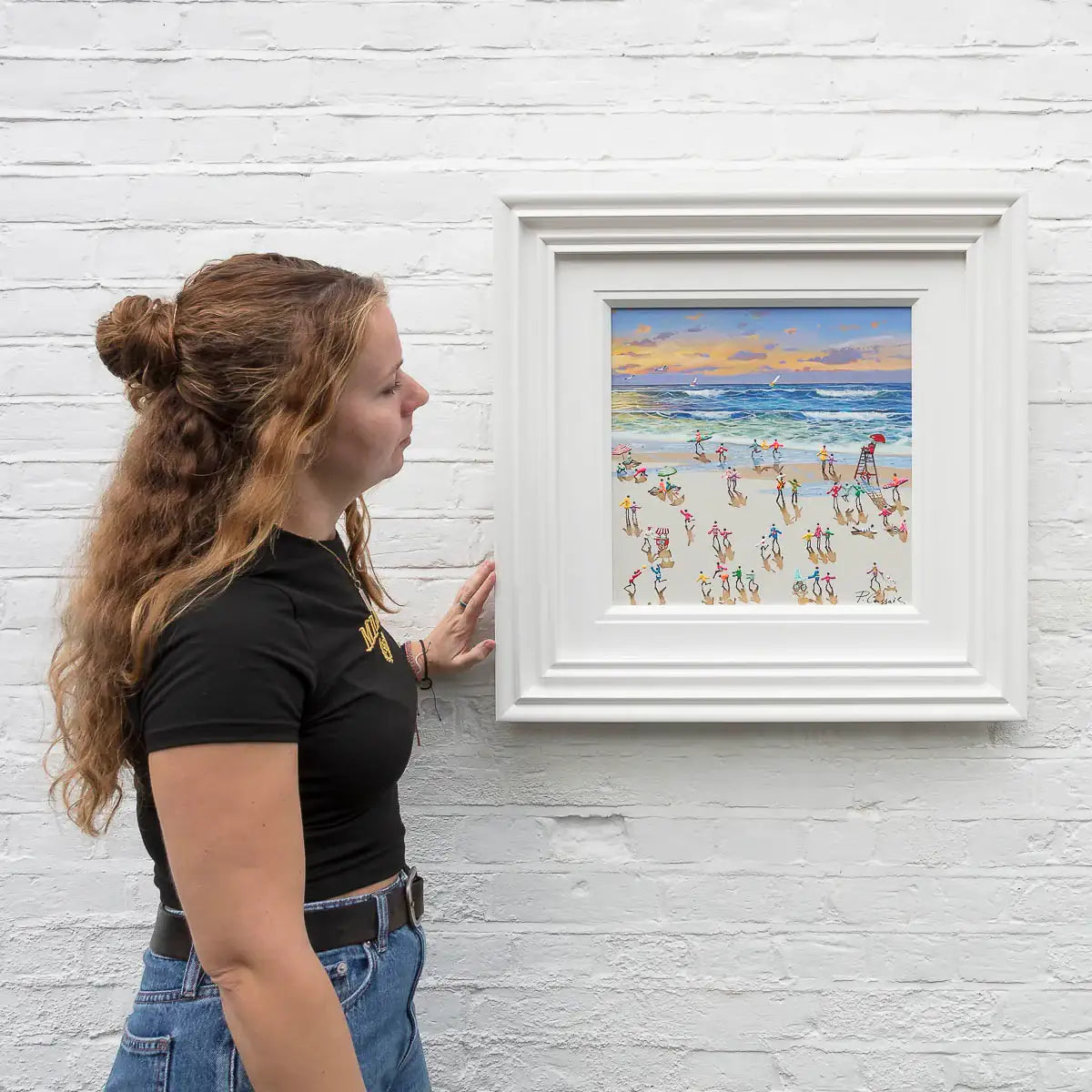 Painted Skies, Endless Vibes - Original by artist Paola Cassais - Wyecliffe Galleries