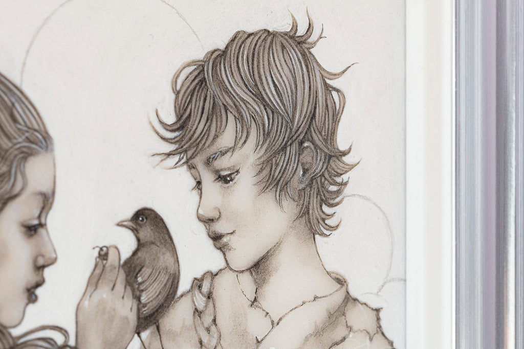 Wendy And Peter In Neverland - Original