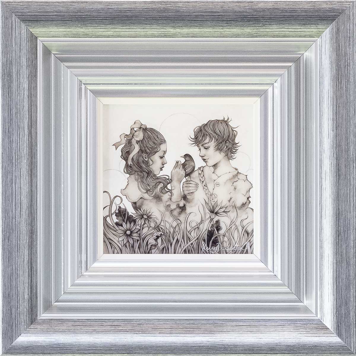 Wendy And Peter In Neverland - Original