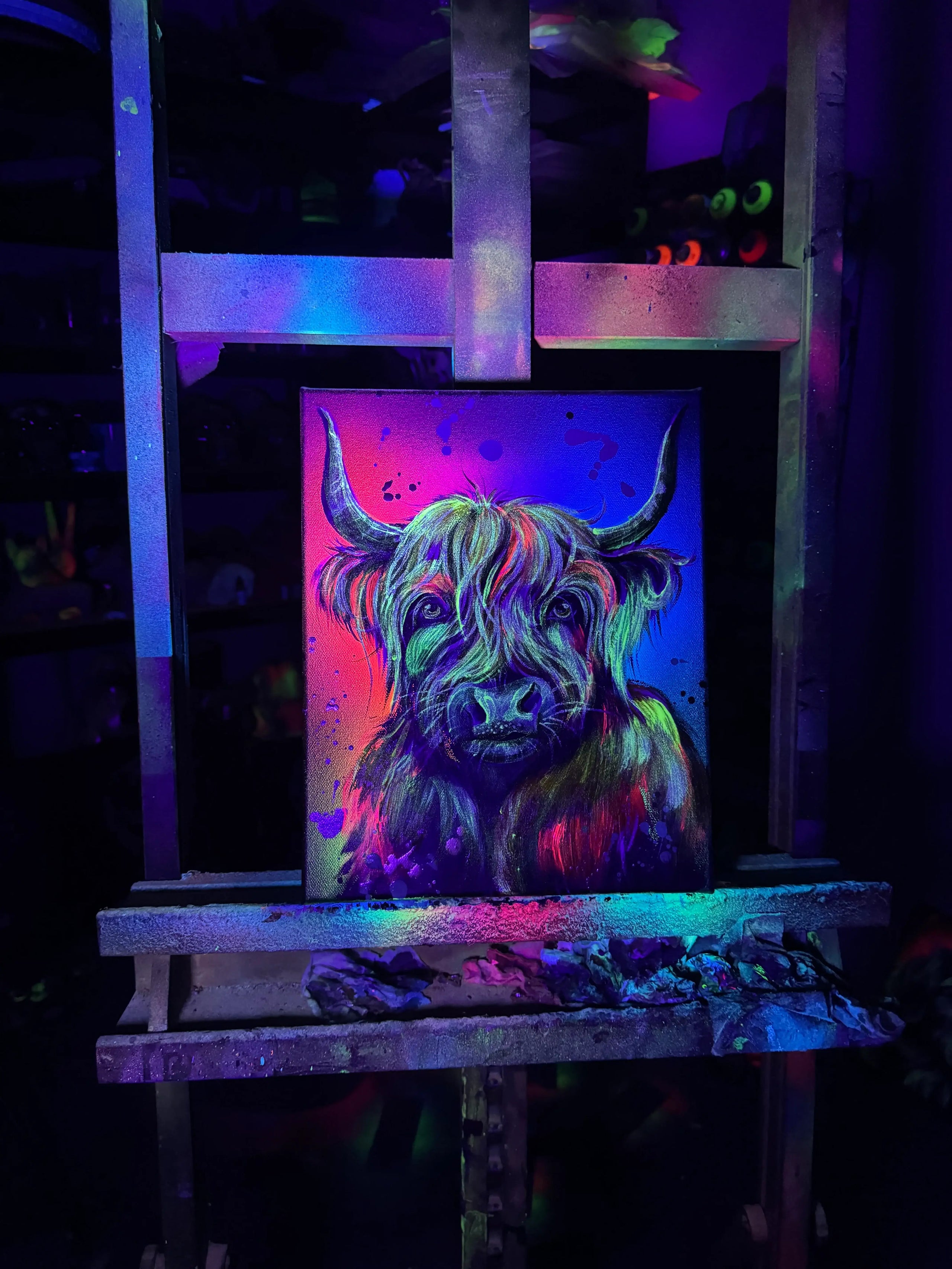 A Highland Glow - Original - SOLD by artist Becky Smith - Wyecliffe Galleries