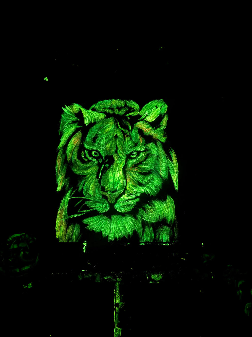 Eye Of The Tiger - Original - SOLD by artist Becky Smith - Wyecliffe Galleries