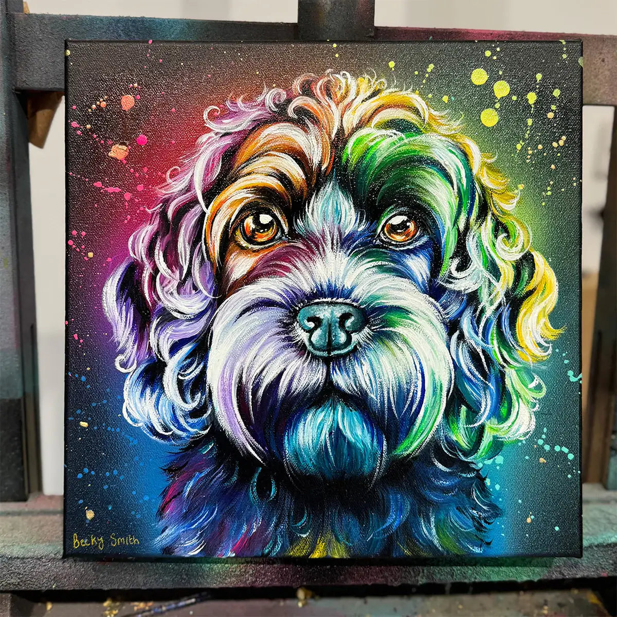 My Best Friend - Original - SOLD by artist Becky Smith - Wyecliffe Galleries