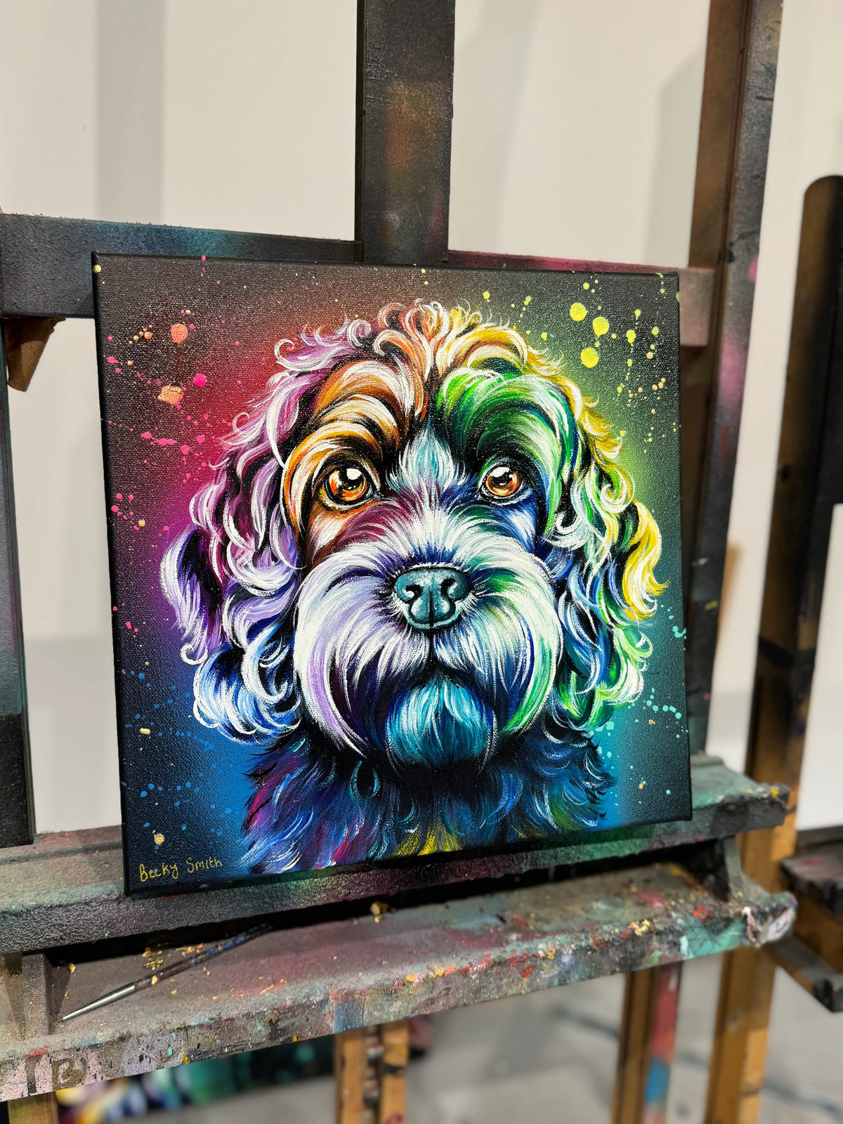My Best Friend - Original - SOLD by artist Becky Smith - Wyecliffe Galleries