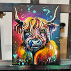 A Highland Glow - Original - SOLD by artist Becky Smith - Wyecliffe Galleries