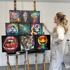 A Touch Of Love - Original - SOLD by artist Becky Smith - Wyecliffe Galleries