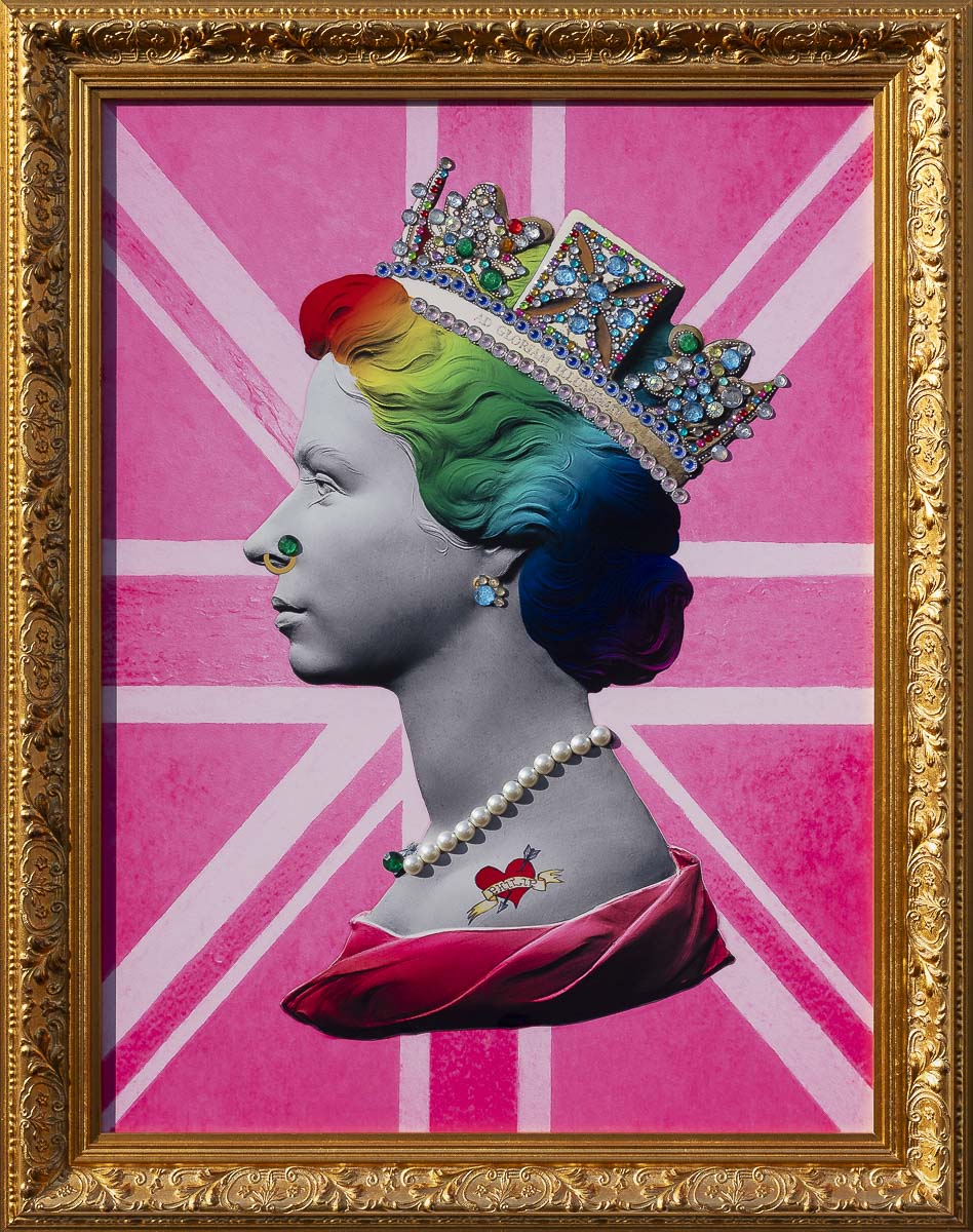 Pink Queen on Metal - Original