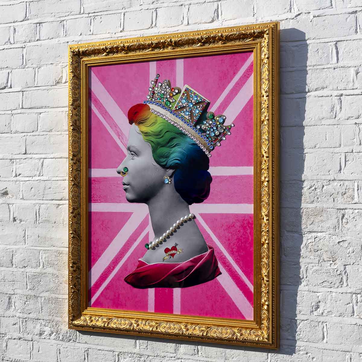 Pink Queen on Metal - Original