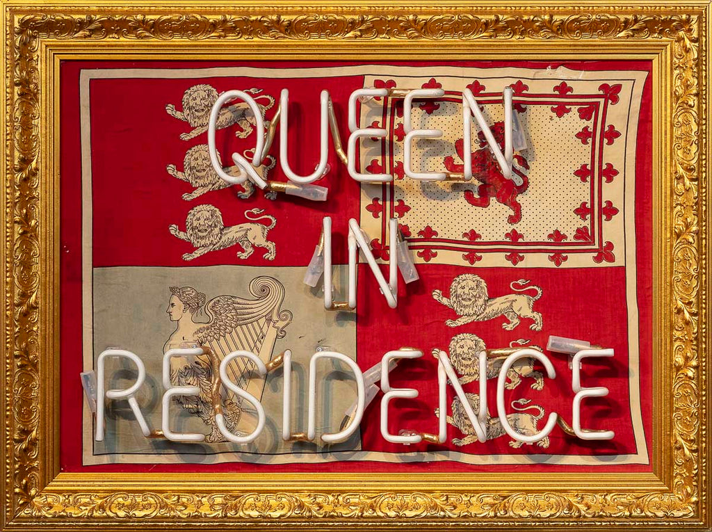 Queen In Residence - 1890 Royal Flag - Original
