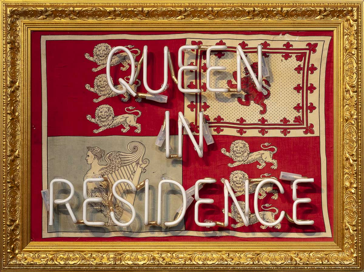 Queen In Residence - 1890 Royal Flag - Original