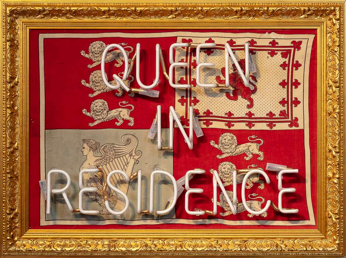 Queen In Residence - 1890 Royal Flag - Original