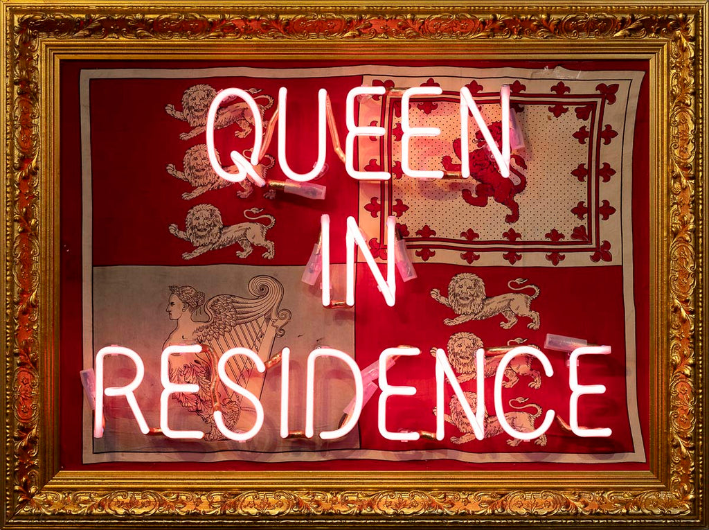 Queen In Residence - 1890 Royal Flag - Original