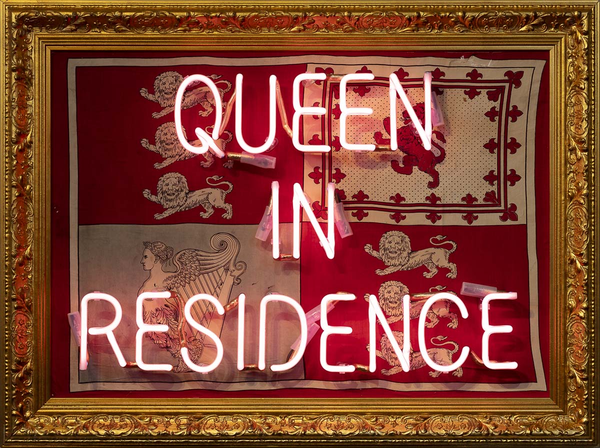 Queen In Residence - 1890 Royal Flag - Original