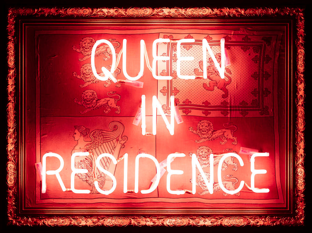 Queen In Residence - 1890 Royal Flag - Original