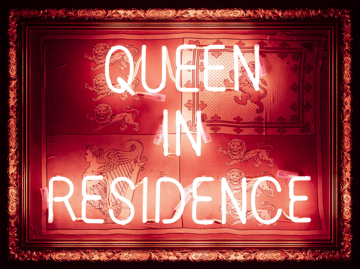 Queen In Residence - 1890 Royal Flag - Original