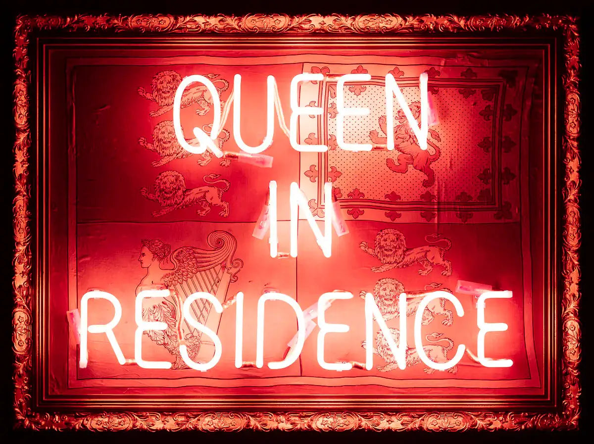Queen In Residence - 1890 Royal Flag - Original