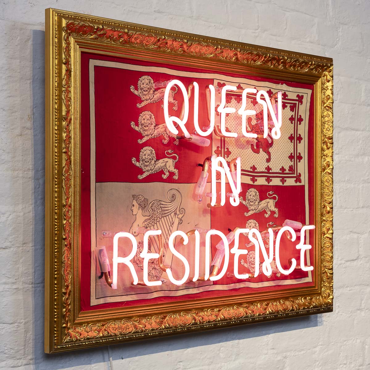 Queen In Residence - 1890 Royal Flag - Original