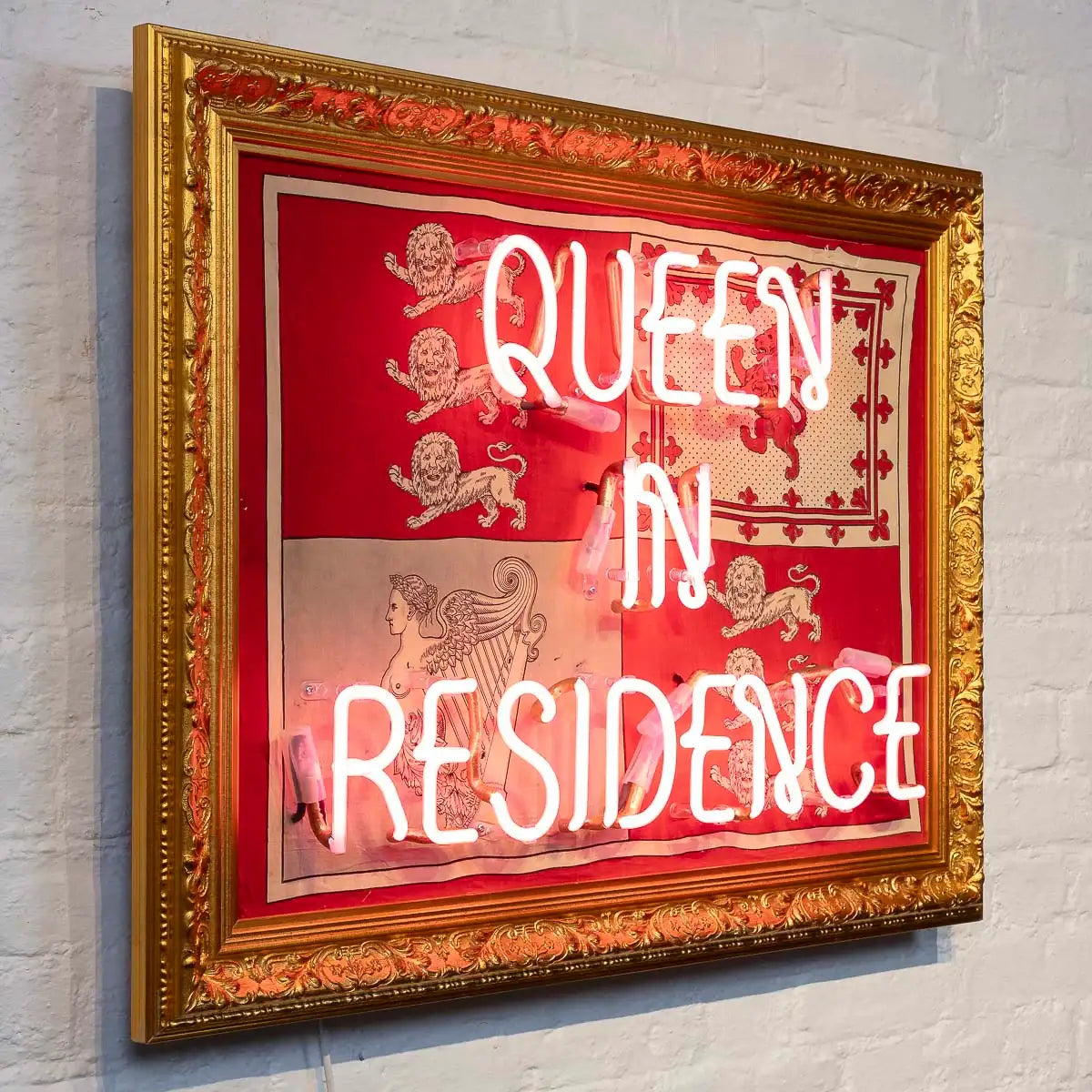 Queen In Residence - 1890 Royal Flag - Original