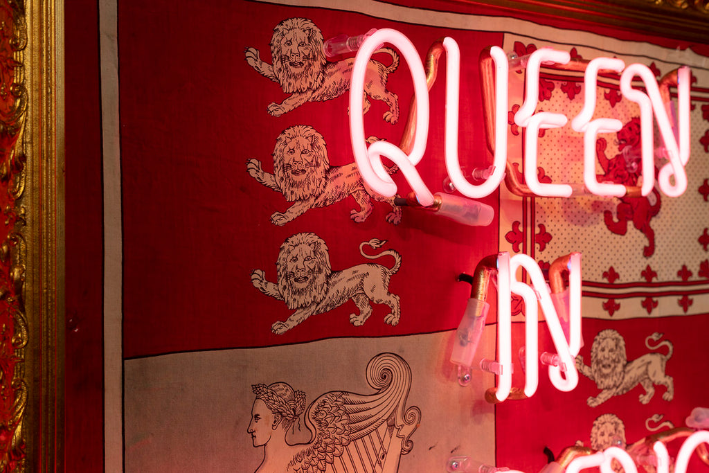 Queen In Residence - 1890 Royal Flag - Original