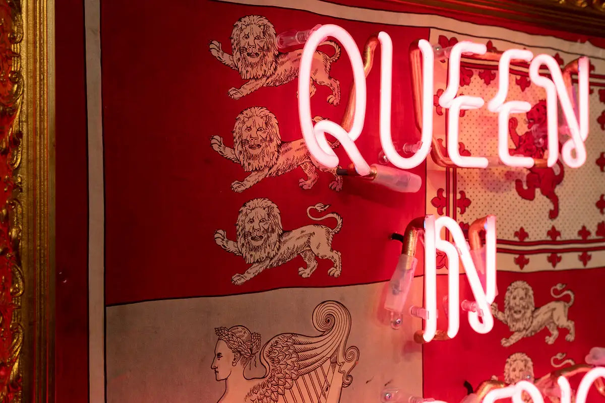 Queen In Residence - 1890 Royal Flag - Original