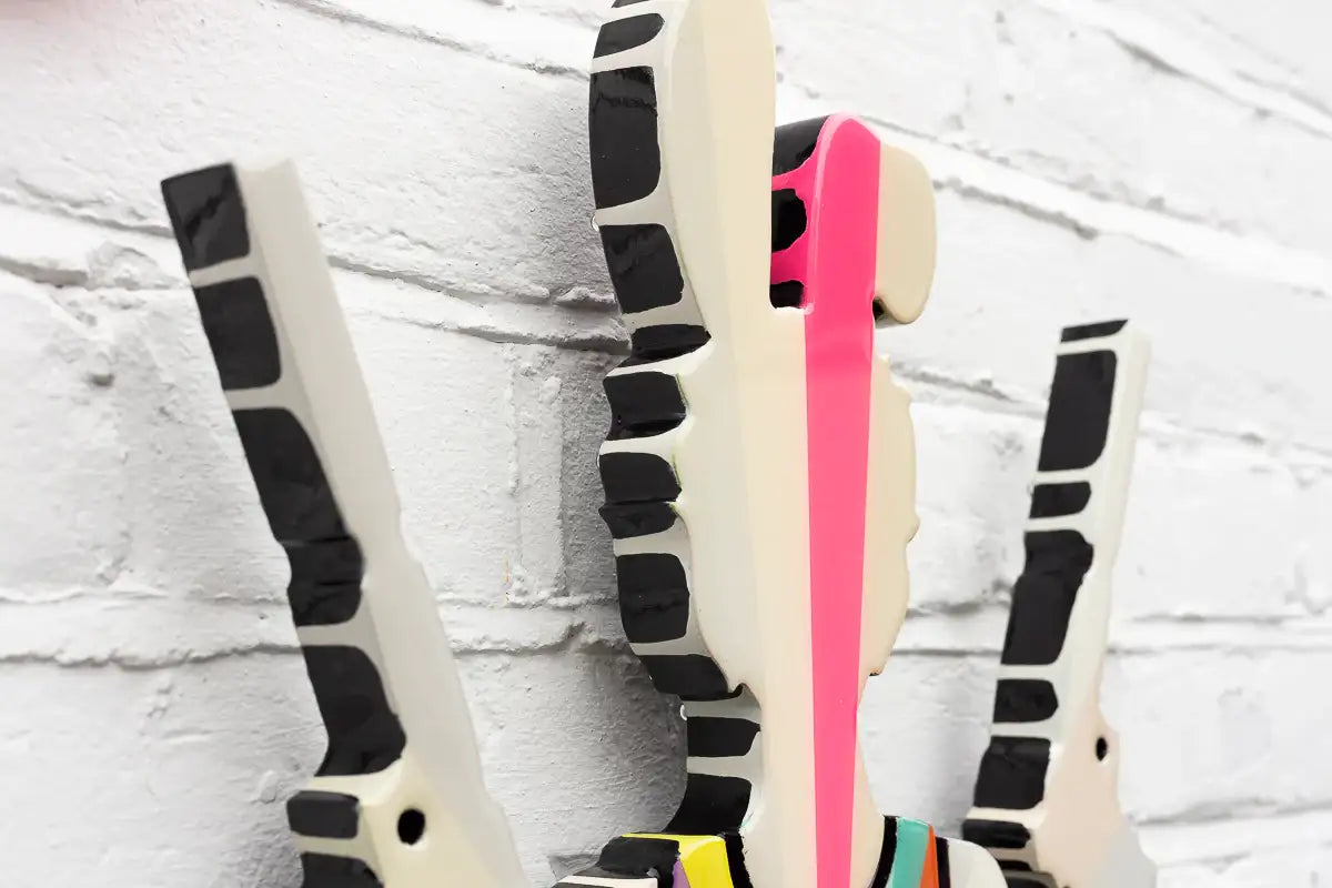 Rabbit Run - Miniature Wall Sculpture (Colour Spectrum) - Original - SOLD