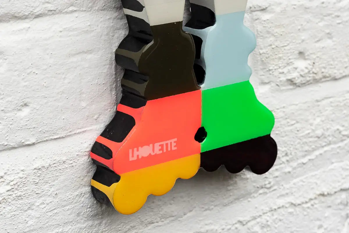 Rabbit Run - Miniature Wall Sculpture (Colour Spectrum) - Original - SOLD