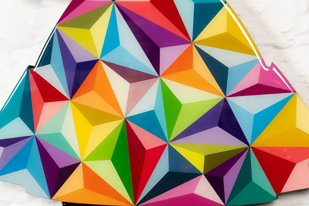 Rabbit Run - Geo Prism - Medium Wall Sculpture - SOLD