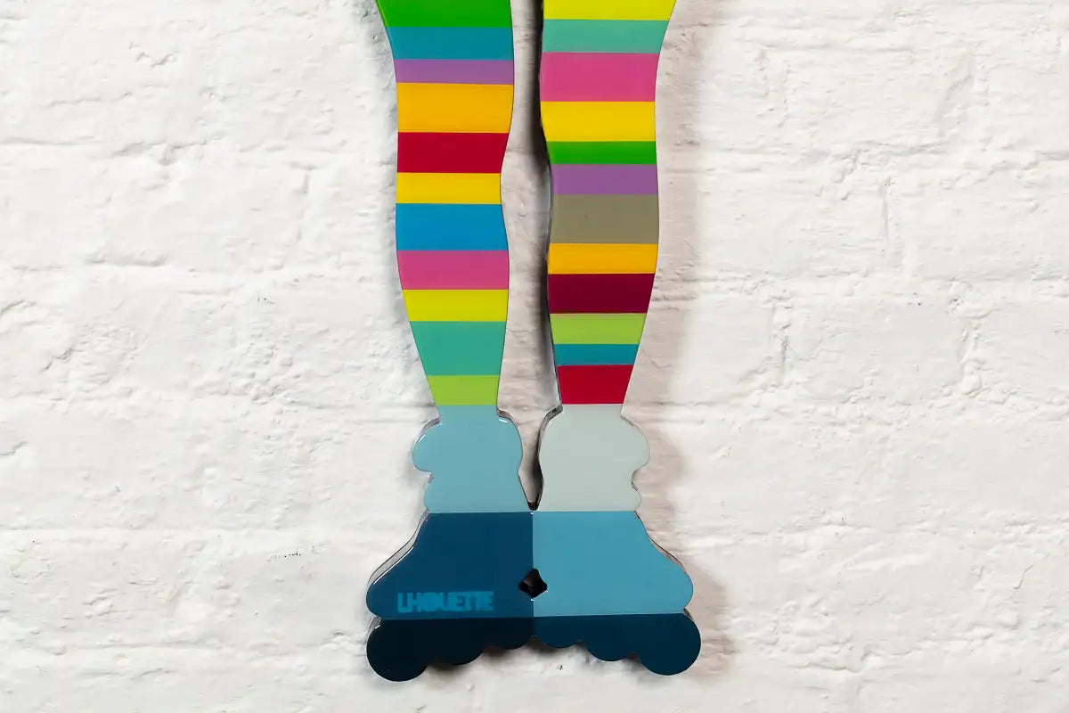 Rabbit Run - Geo Prism - Medium Wall Sculpture - SOLD