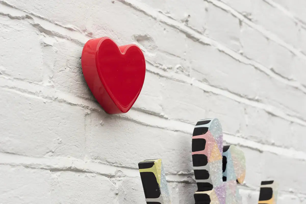 Rabbit Run - Miniature Wall Sculpture (Geo Striped/Confetti) - Original - SOLD