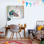 Rainbow Rhino Family - Edition