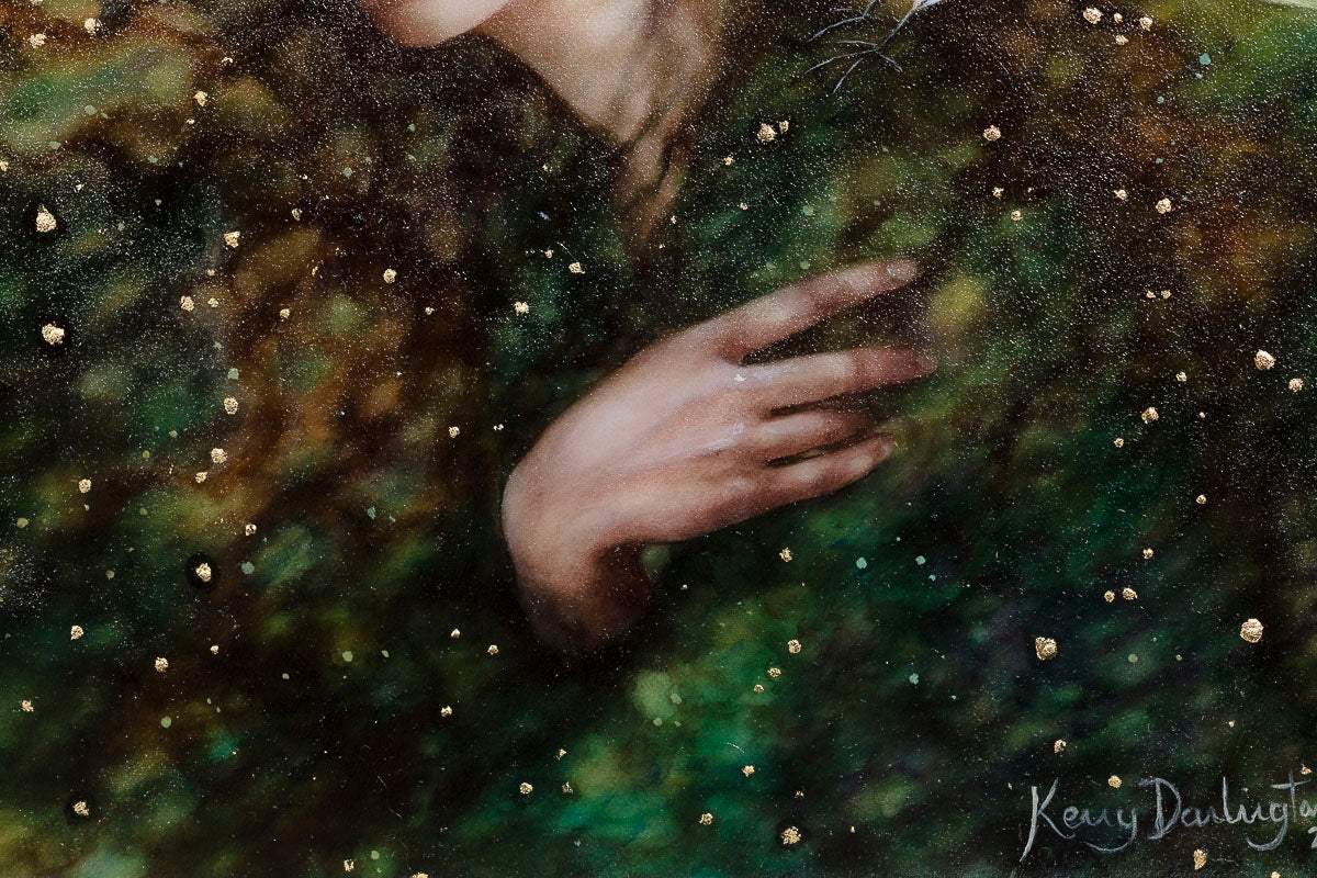Serafina Pekkala - Original - SOLD by artist Kerry Darlington - Wyecliffe Galleries
