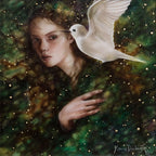 Serafina Pekkala - Original - SOLD by artist Kerry Darlington - Wyecliffe Galleries