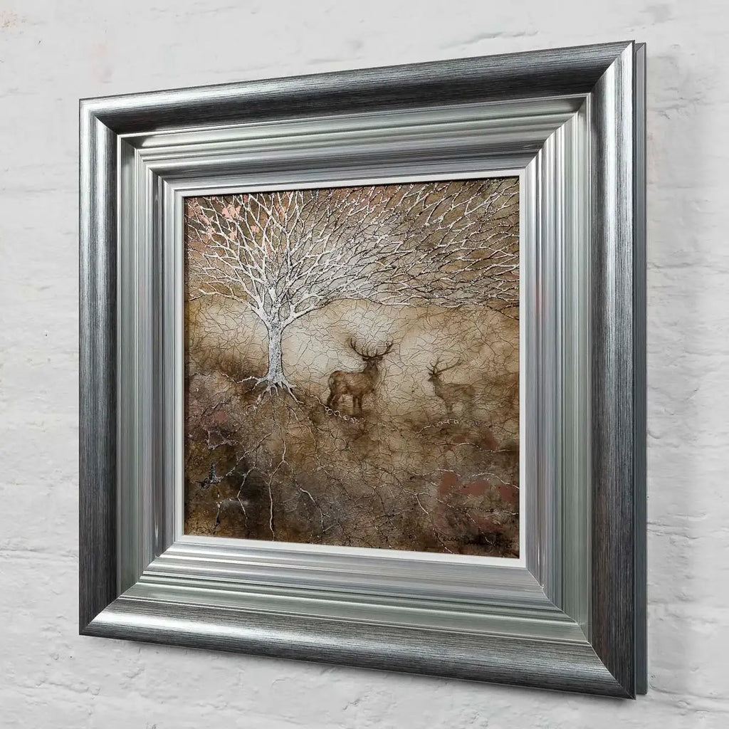 Silver Silhouette - Original by artist Kerry Darlington - Wyecliffe Galleries