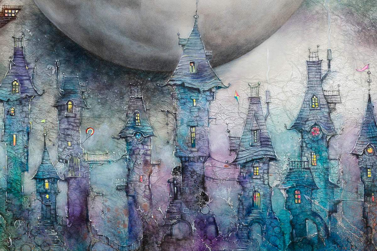 So Long, Omaha - Original by artist Kerry Darlington - Wyecliffe Galleries