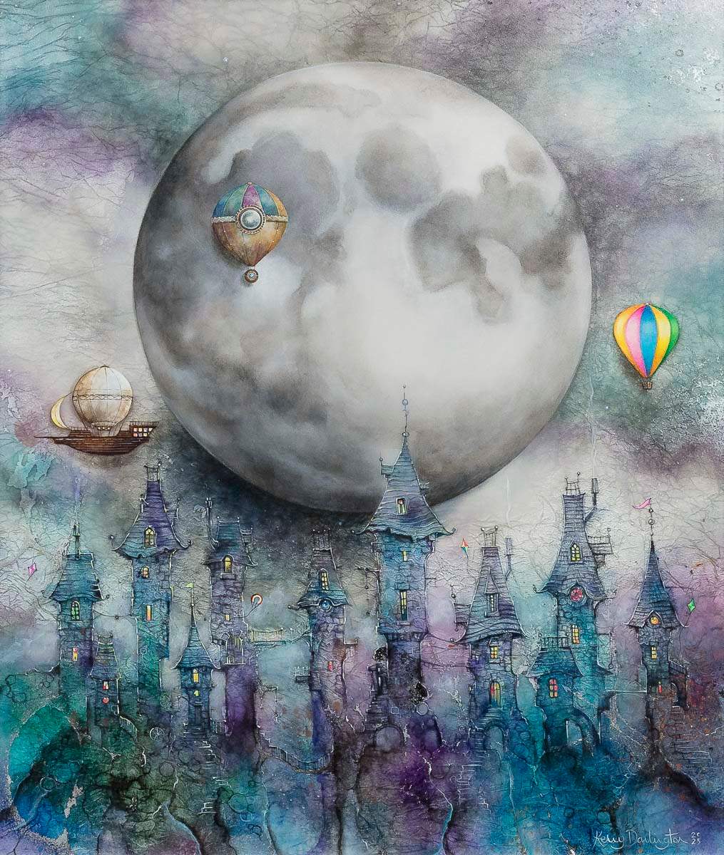 So Long, Omaha - Original by artist Kerry Darlington - Wyecliffe Galleries