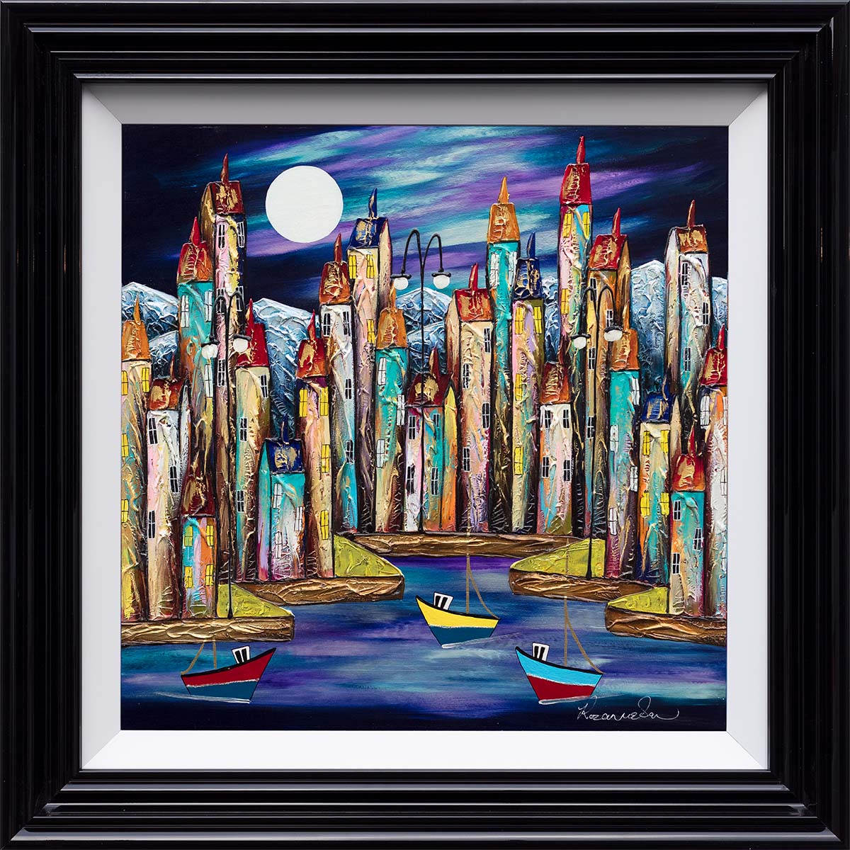 Stillness Under A Moonlit Sky - Original