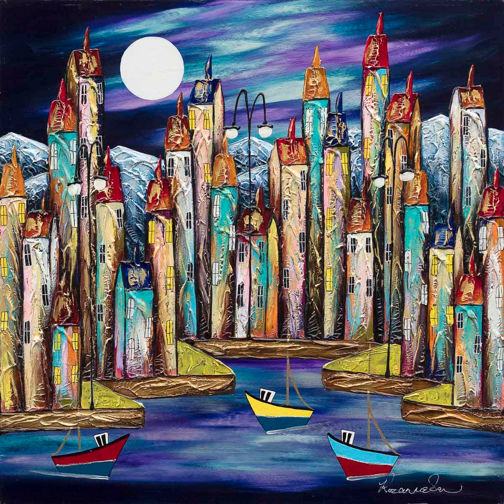 Stillness Under A Moonlit Sky - Original