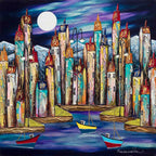 Stillness Under A Moonlit Sky - Original