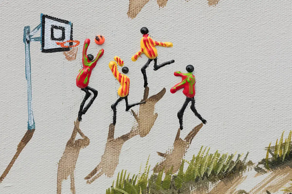 Sunny Days And Ocean Waves - Original by artist Paola Cassais - Wyecliffe Galleries