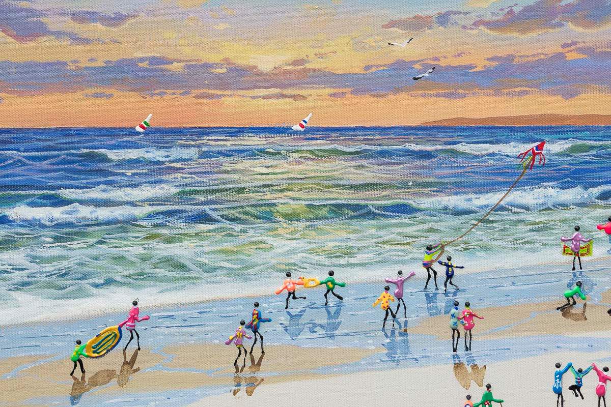 Sunsets And Serenity - Original by artist Paola Cassais - Wyecliffe Galleries
