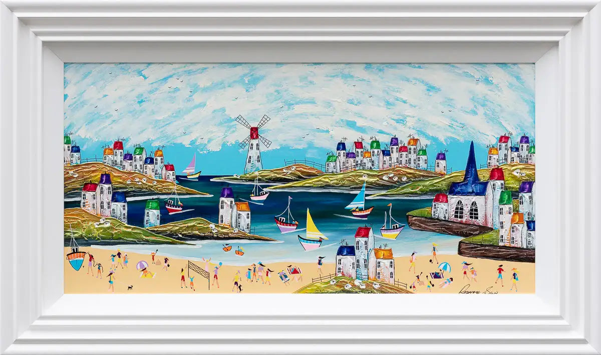 The Beach Is My Happy Place - Original - SOLD