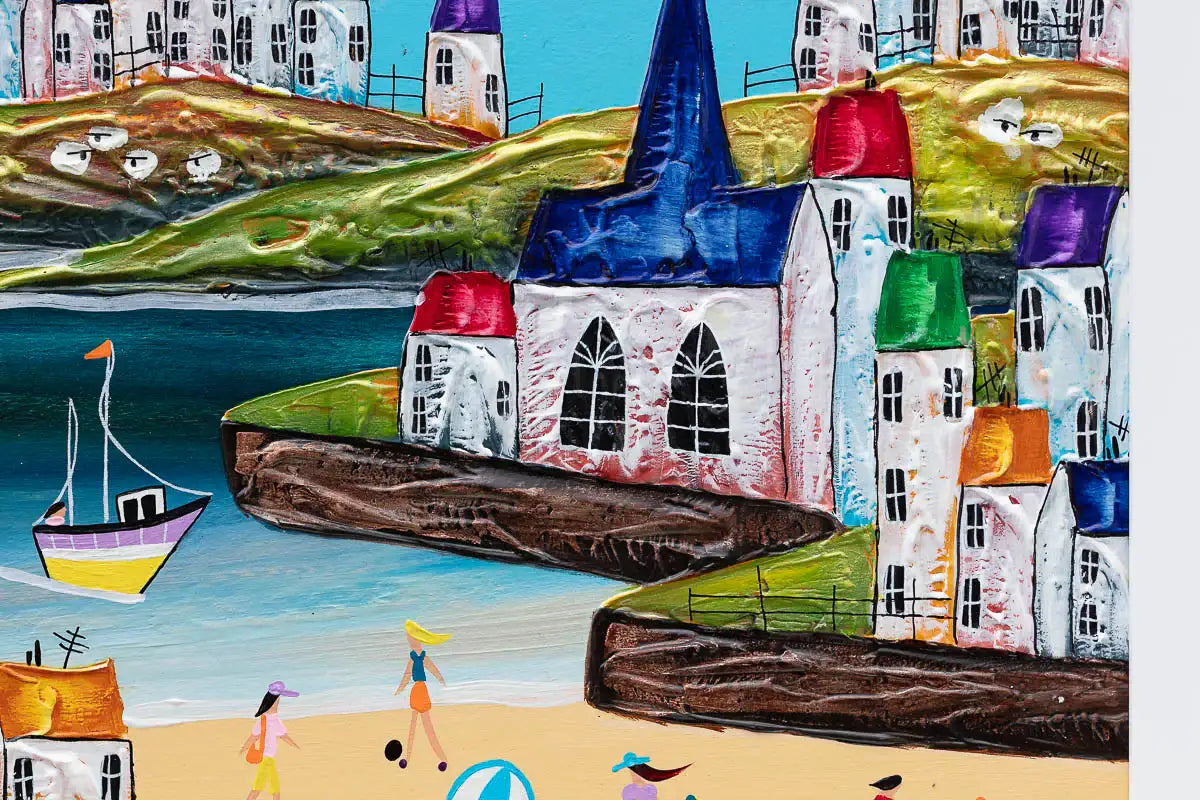 The Beach Is My Happy Place - Original - SOLD
