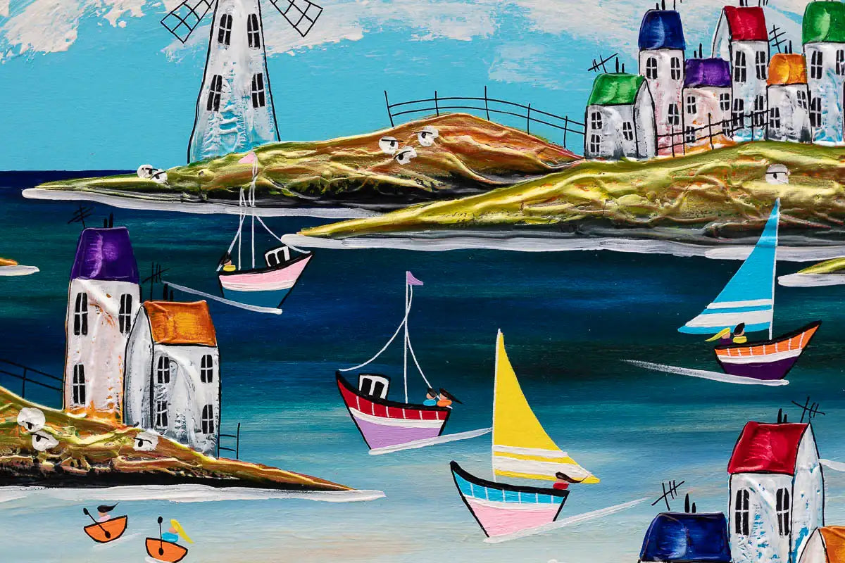 The Beach Is My Happy Place - Original - SOLD