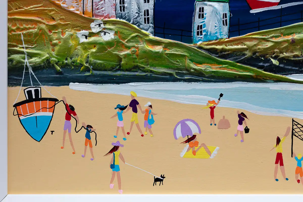 The Beach Is My Happy Place - Original - SOLD