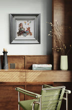 The Bird Conjuring Charm - Original by artist Kerry Darlington - Wyecliffe Galleries