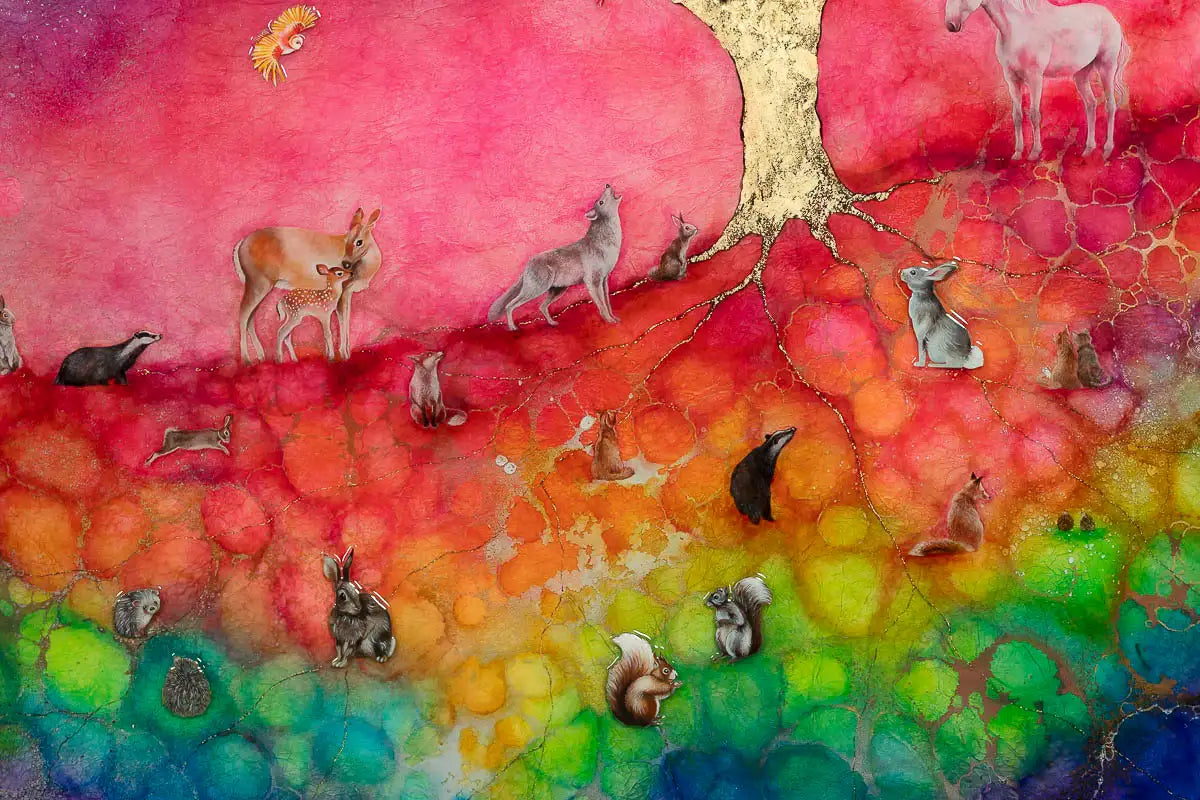 The Marvellous Land Of Oz - Original - SOLD by artist Kerry Darlington - Wyecliffe Galleries