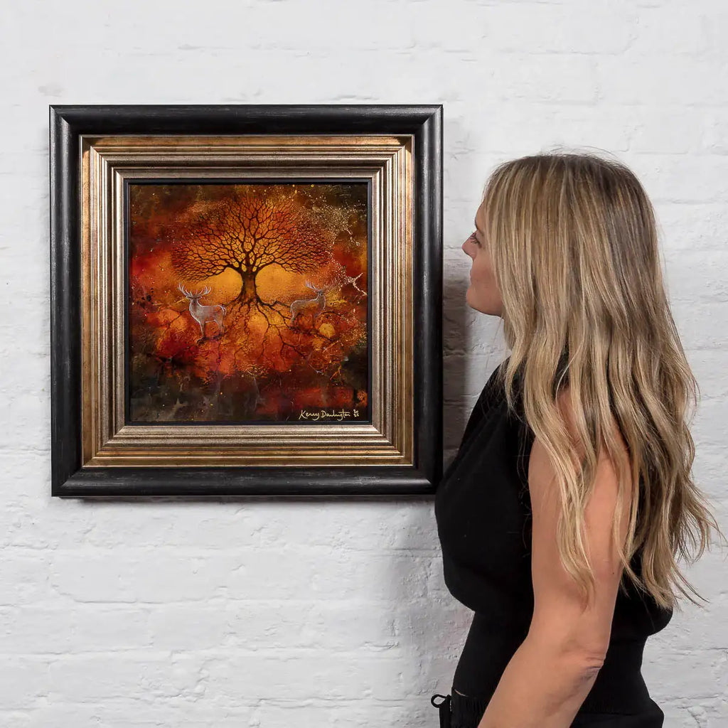 The Oak's Wisdom - Original by artist Kerry Darlington - Wyecliffe Galleries