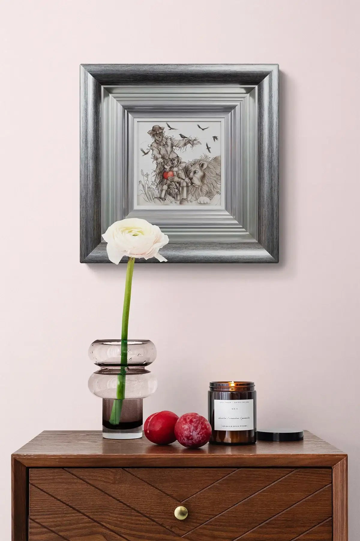 The Scarecrow, The Tin-Man And The Cowardly Lion - Original - SOLD by artist Kerry Darlington - Wyecliffe Galleries