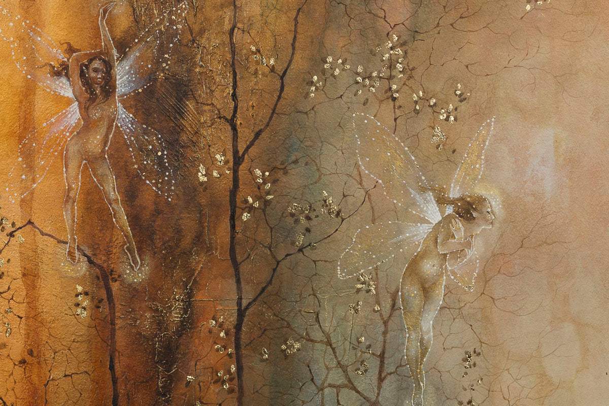 The Sidhe - Original - RESERVED by artist Kerry Darlington - Wyecliffe Galleries